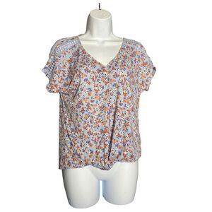 Como Vintage Floral Top Size S